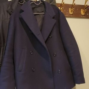 Prada mens pea coat medium